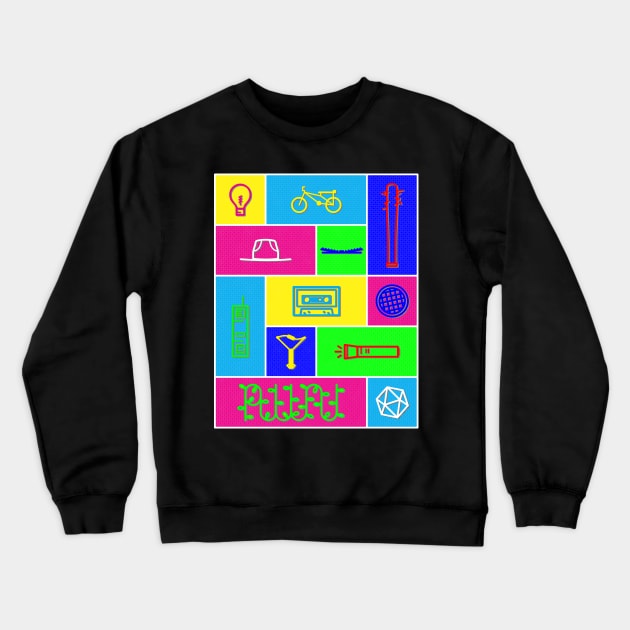 Stranger Things Items Crewneck Sweatshirt by Pyier